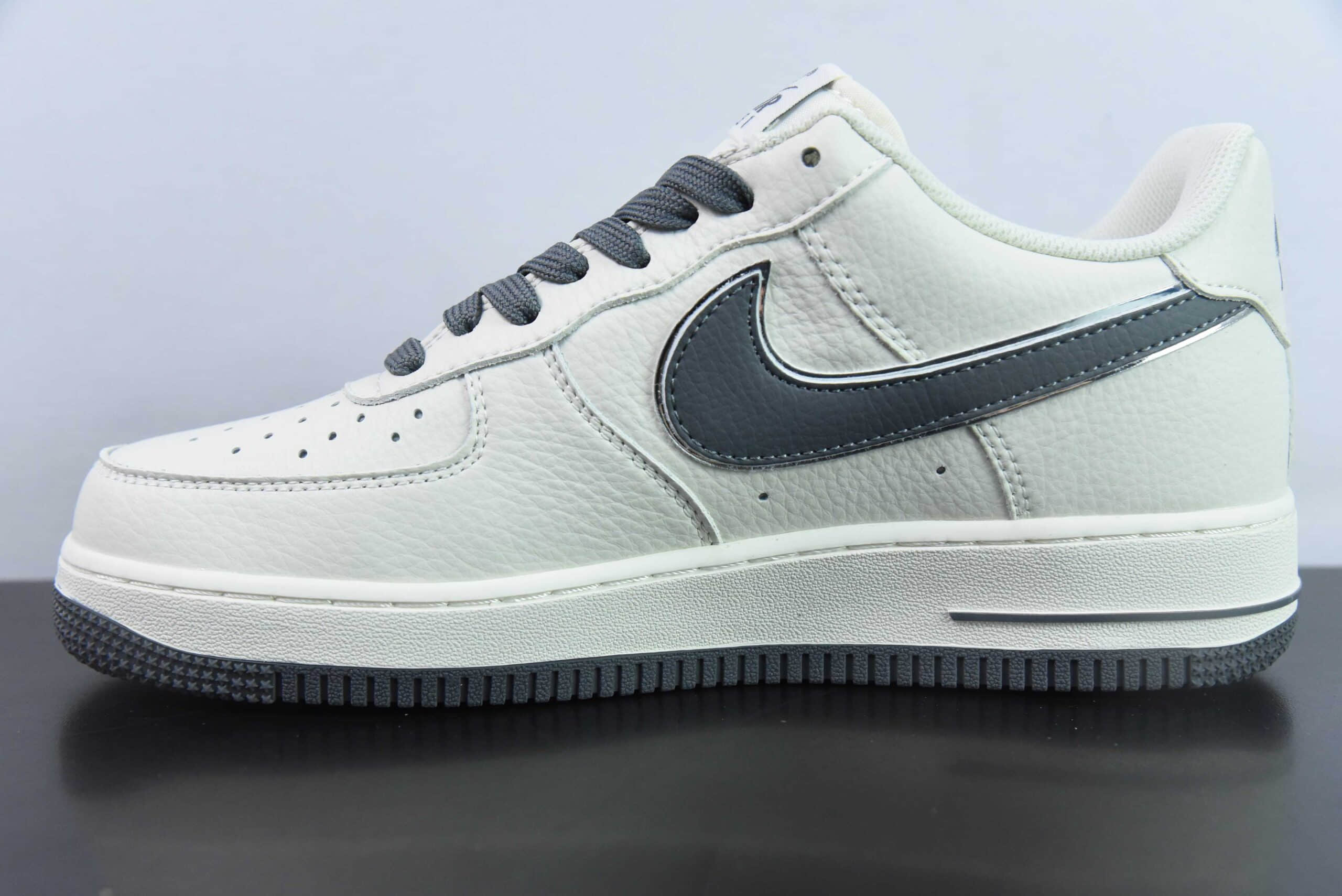 耐克Nike Air Force 1'07 Low Keep Fresh 深灰小勾空军一号低帮休闲板鞋纯原版本 货号：BM2023-105