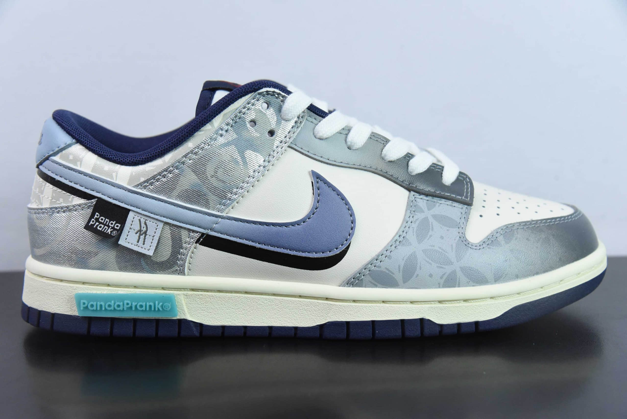 耐克Nike SB Dunk Low CNY龙年限定游龙则灵水运蓝白灰SB低帮休闲滑板鞋纯原版本 货号：FV8106-181
