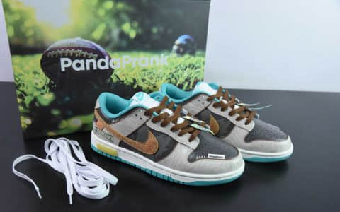 耐克Nike SB Dunk Low 熊猫恶作剧春行橄越褐绿SB低帮休闲滑板鞋纯原版本 货号：DV0833-101
