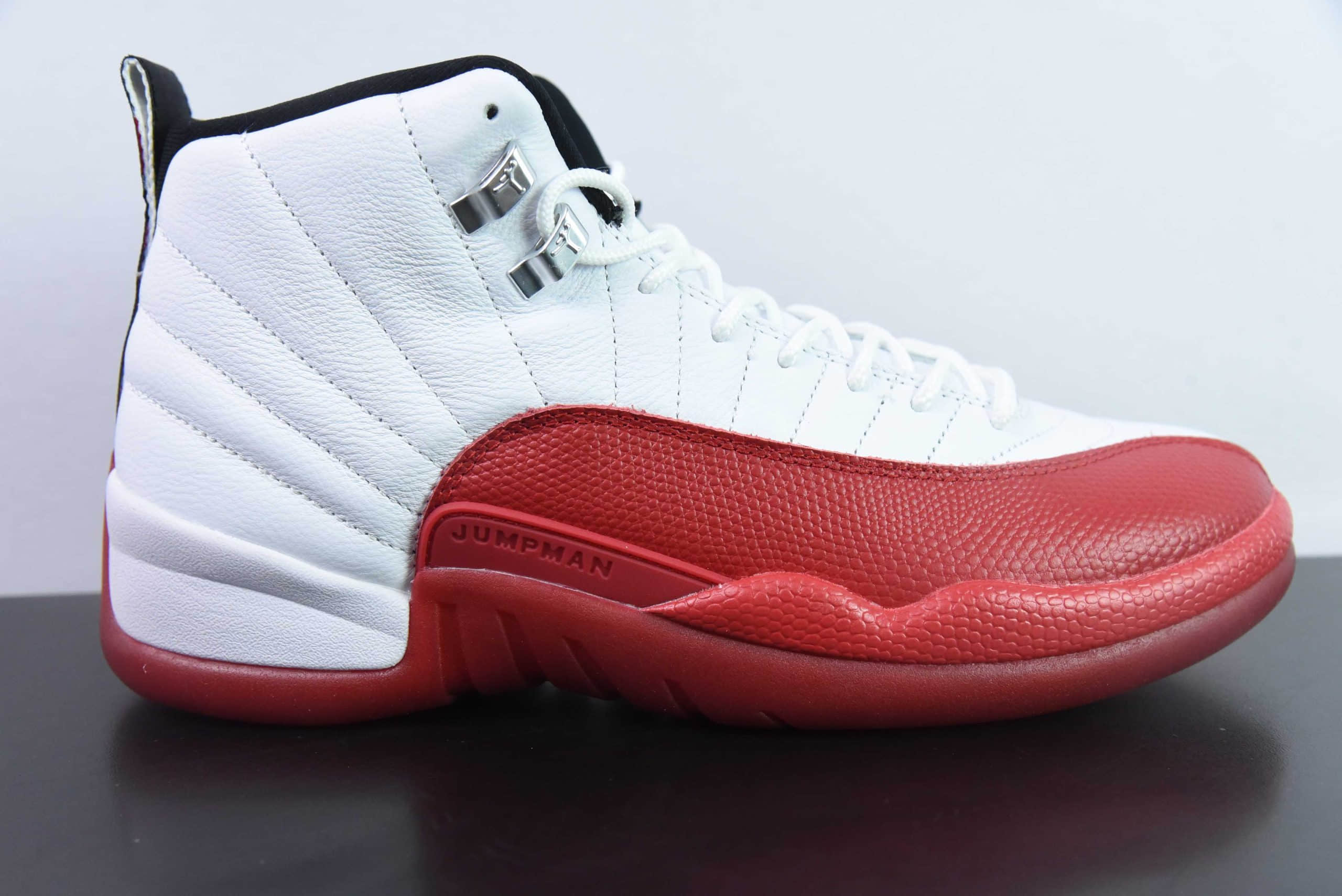 乔丹Air Jordan AJ12 Retro AJ12樱桃白红高帮男子复古文化篮球鞋纯原版本 货号：CT8013-116