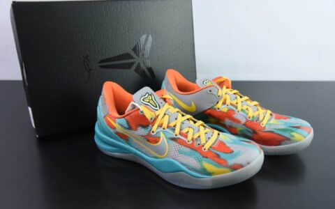 科比KOBE 8 PROTRO 科比八代大师之路威尼斯海滩男子实战篮球鞋纯原版本 货号：FQ3548-001