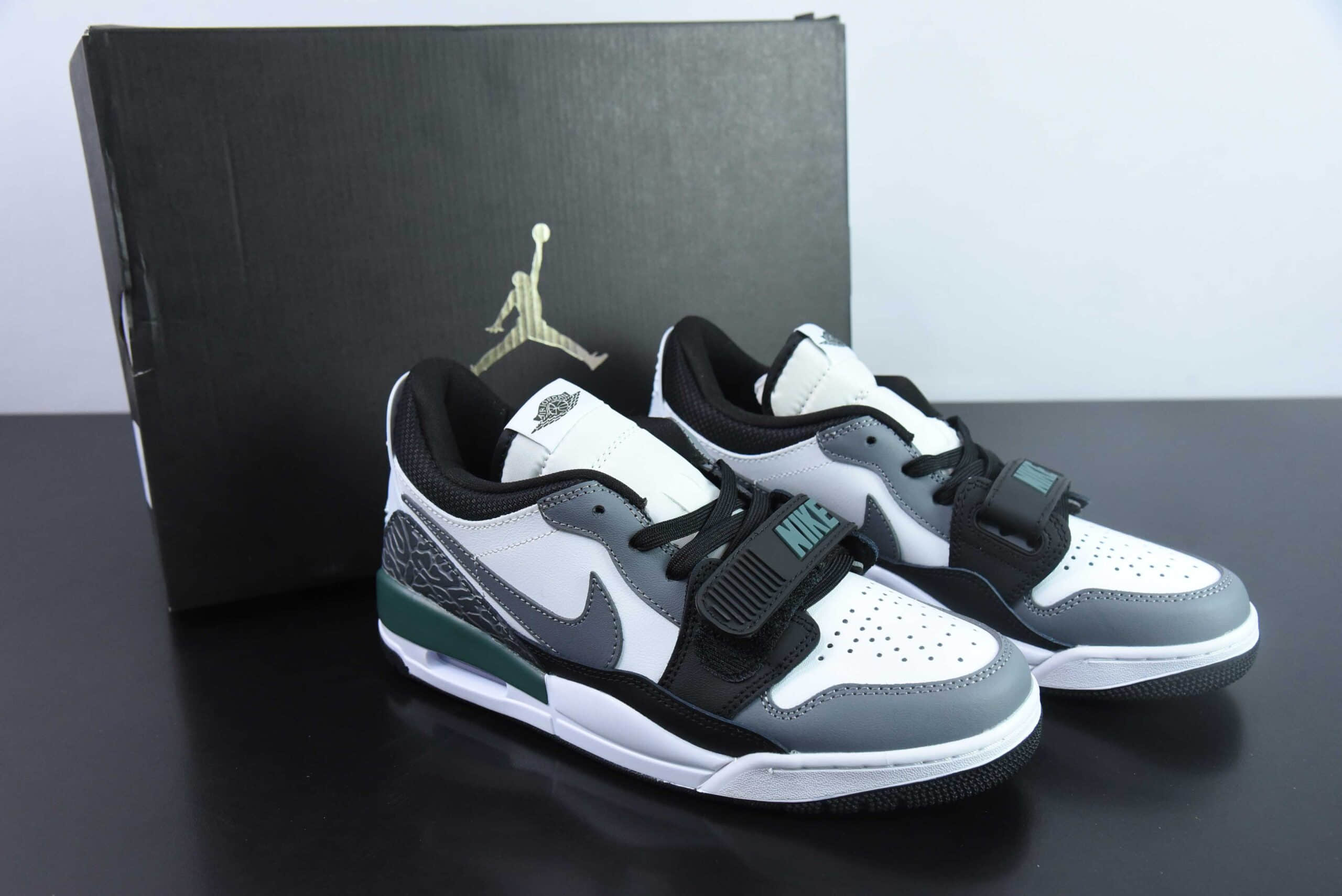 乔丹Air Jordan Legacy AJ312 Low灰黑绿低帮复古文化篮球鞋纯原版本 货号：CD7069-131 