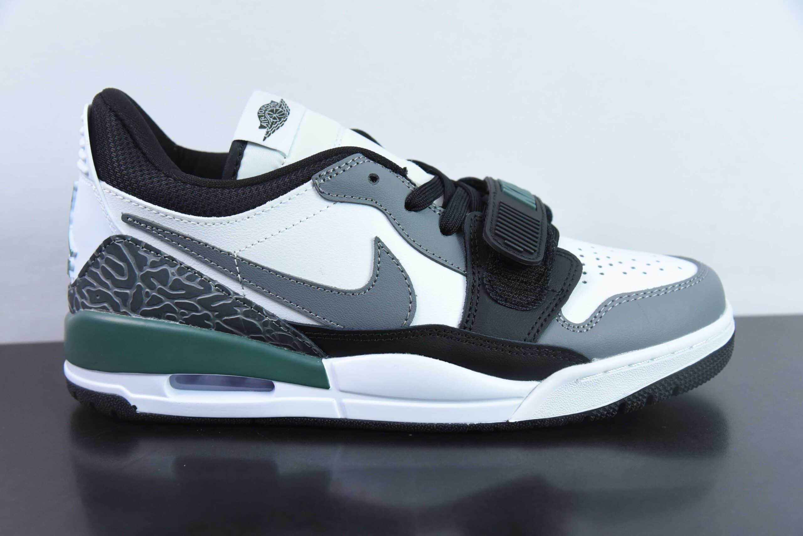乔丹Air Jordan Legacy AJ312 Low灰黑绿低帮复古文化篮球鞋纯原版本 货号：CD7069-131 
