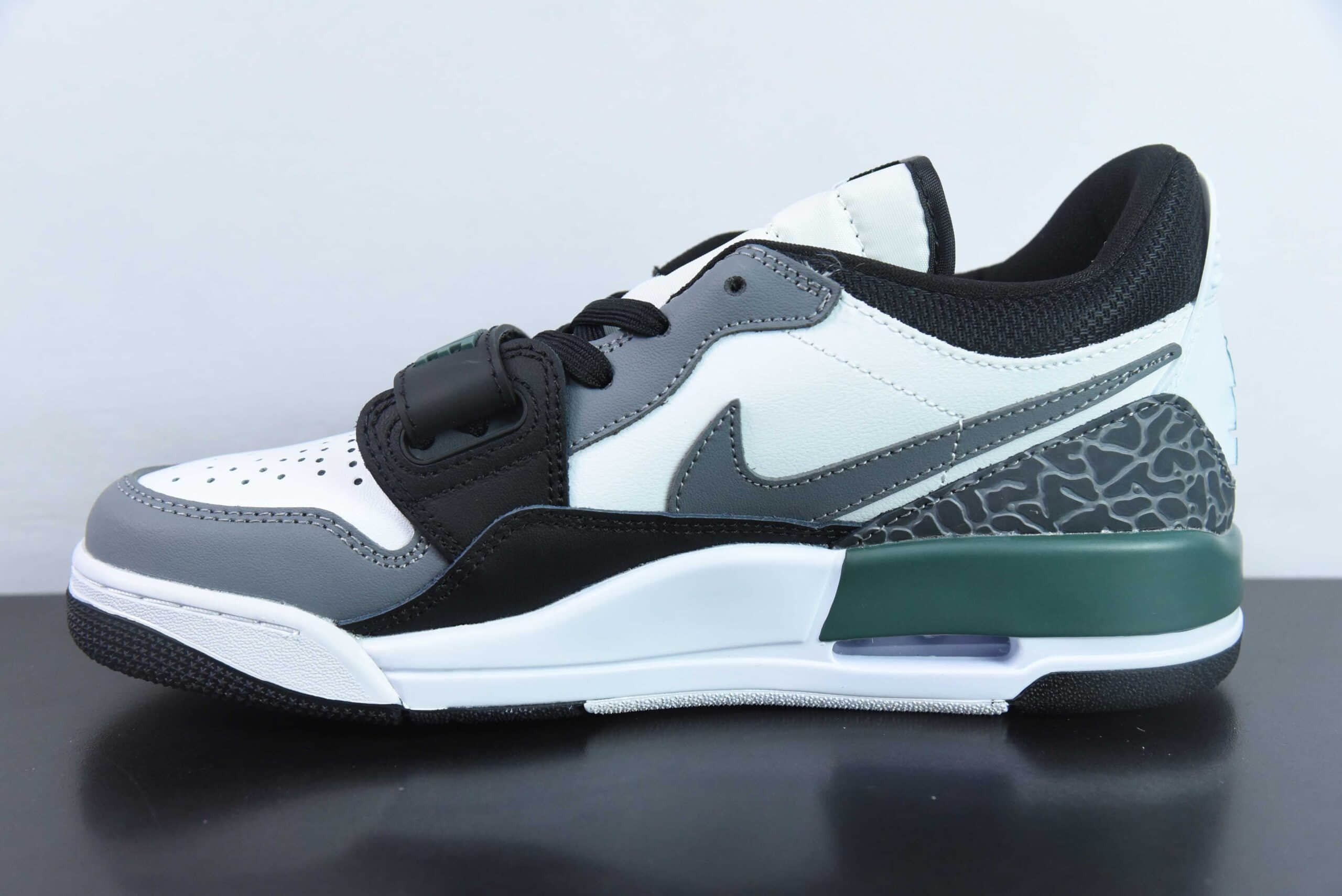 乔丹Air Jordan Legacy AJ312 Low灰黑绿低帮复古文化篮球鞋纯原版本 货号：CD7069-131 