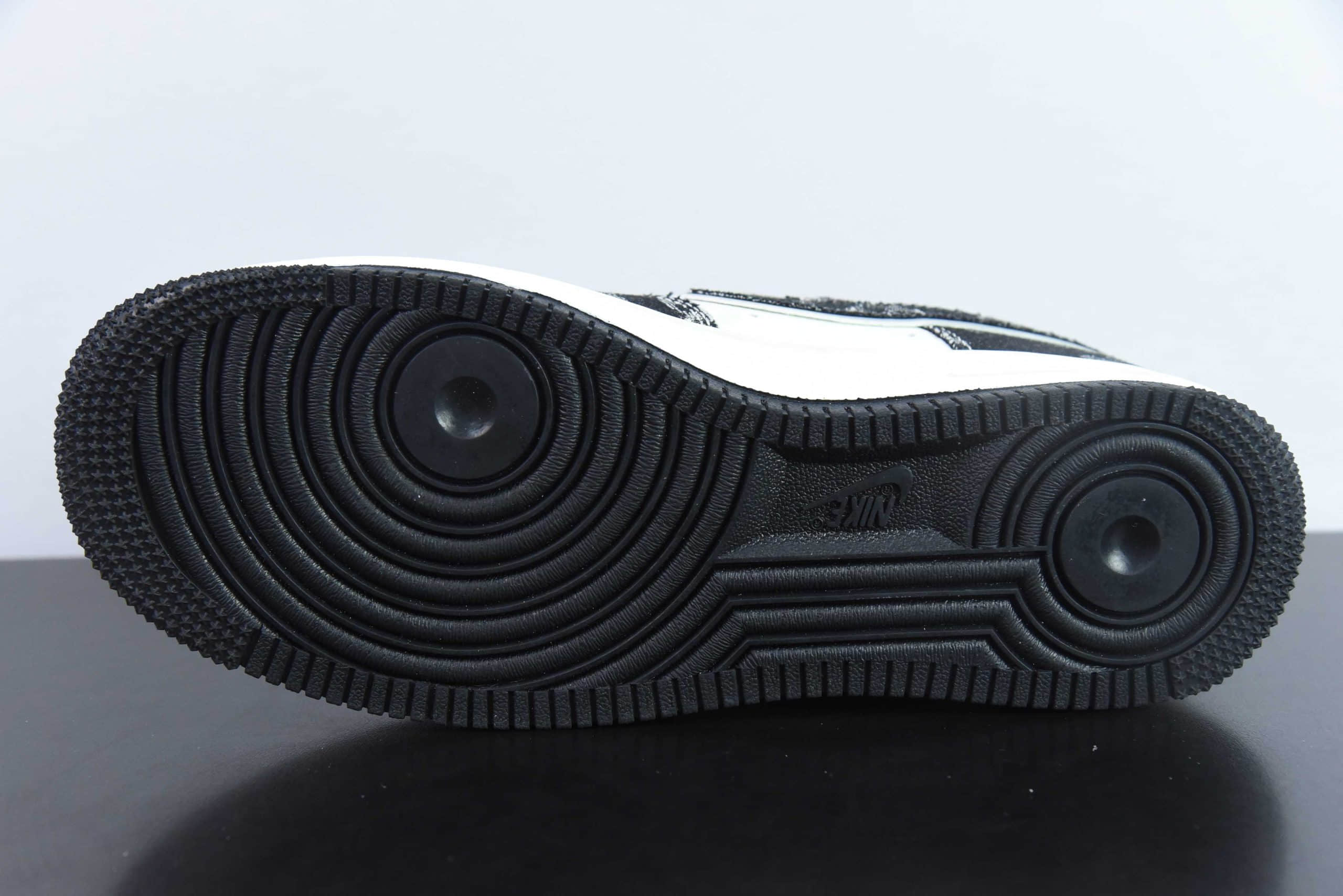 耐克Nike Air Force 1´07 Low LV联名星夜黑空军一号低帮百搭休闲运动板鞋纯原版本 货号：SJ2088-002 
