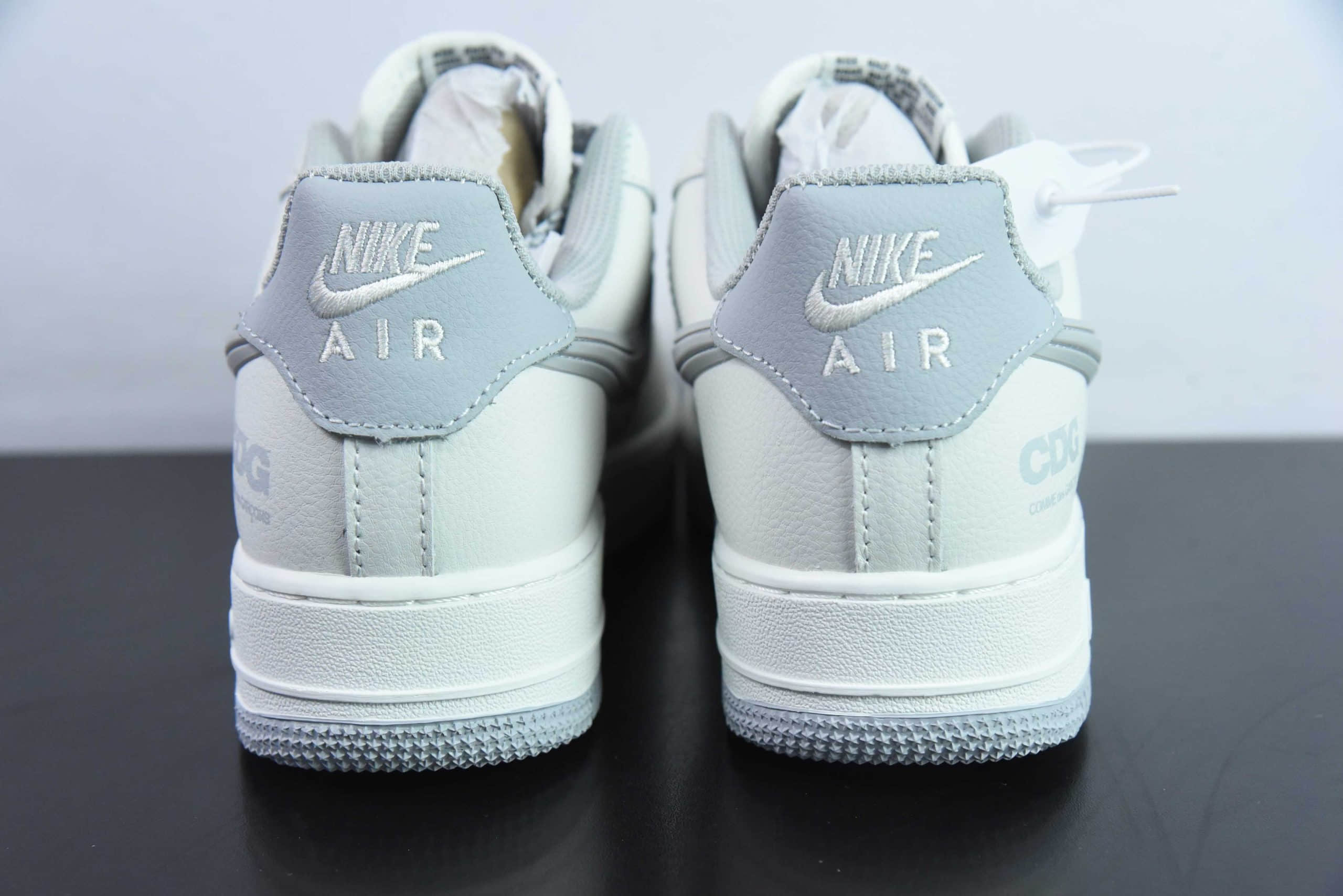 耐克Nike Air Force 1 '07 Low CDG联名米白灰空军一号低帮休闲板鞋纯原版本 货号：CG-240422