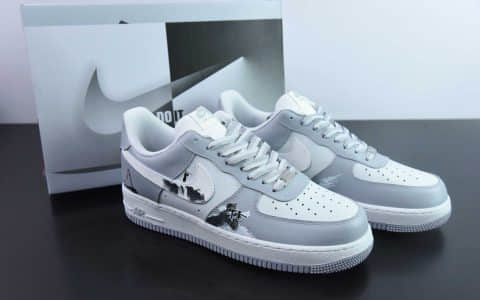 耐克Nike Air Force 1´07 Low 国风山水涂鸦空军一号低帮百搭休闲运动板鞋纯原版本 货号：CW1888-060