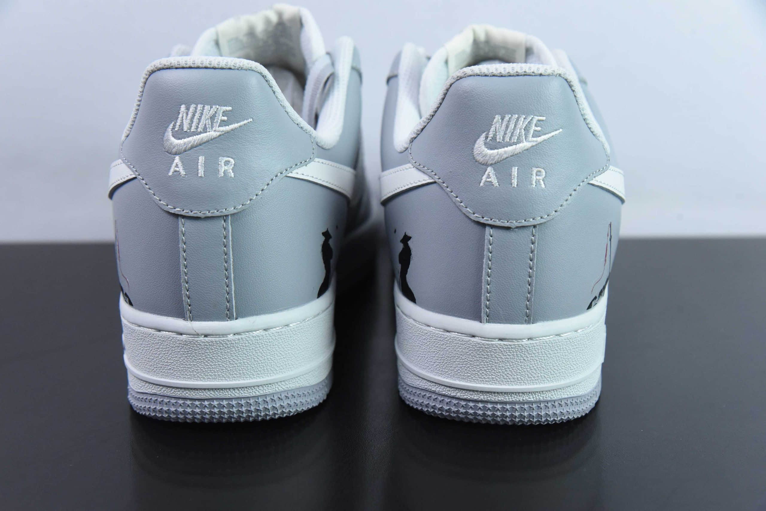 耐克Nike Air Force 1´07 Low 国风山水涂鸦空军一号低帮百搭休闲运动板鞋纯原版本 货号：CW1888-060