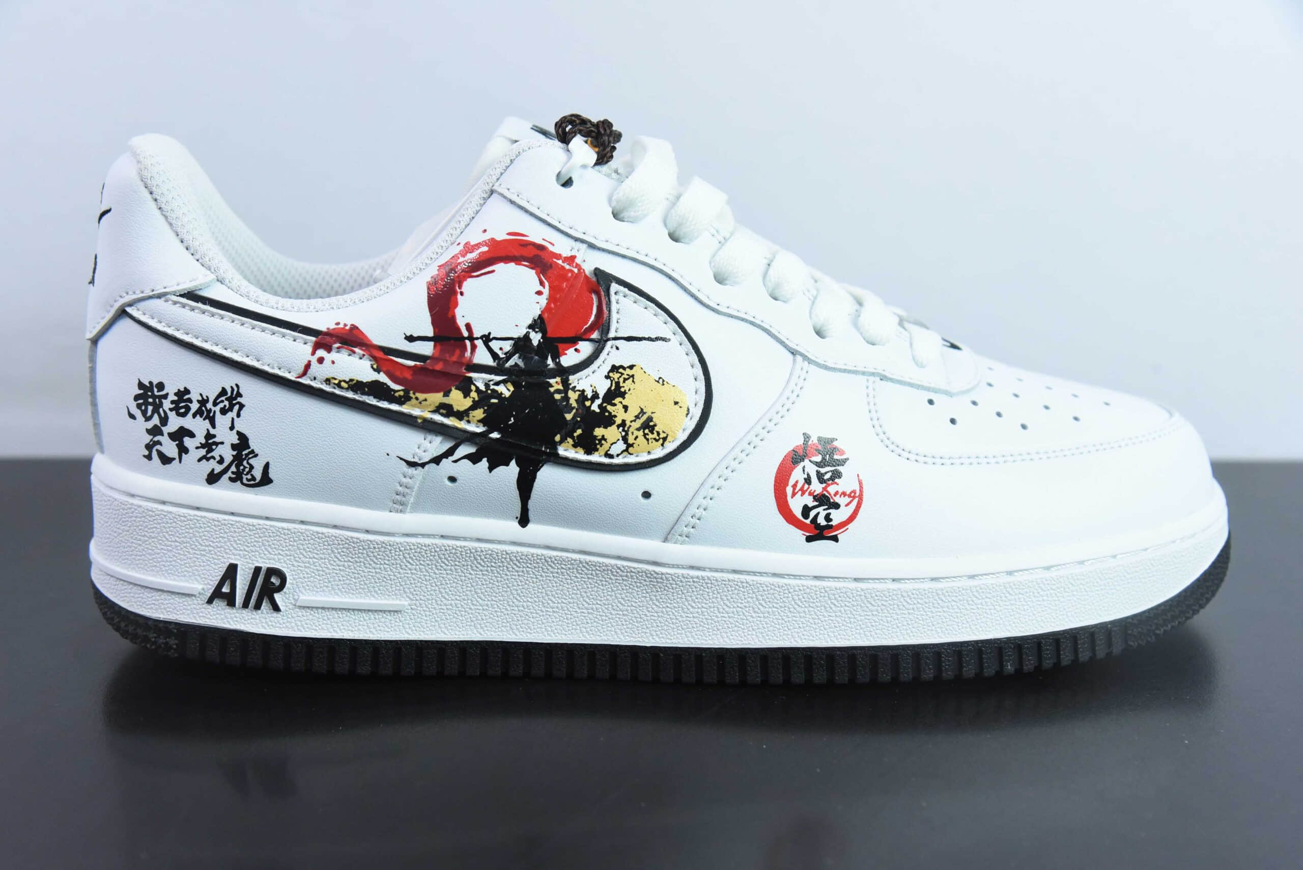 耐克Nike Air Force 1'07 Low Wu Kong 黑神话悟空“我若成佛” 空军一号低帮休闲板鞋纯原版本 货号：DV0788-301