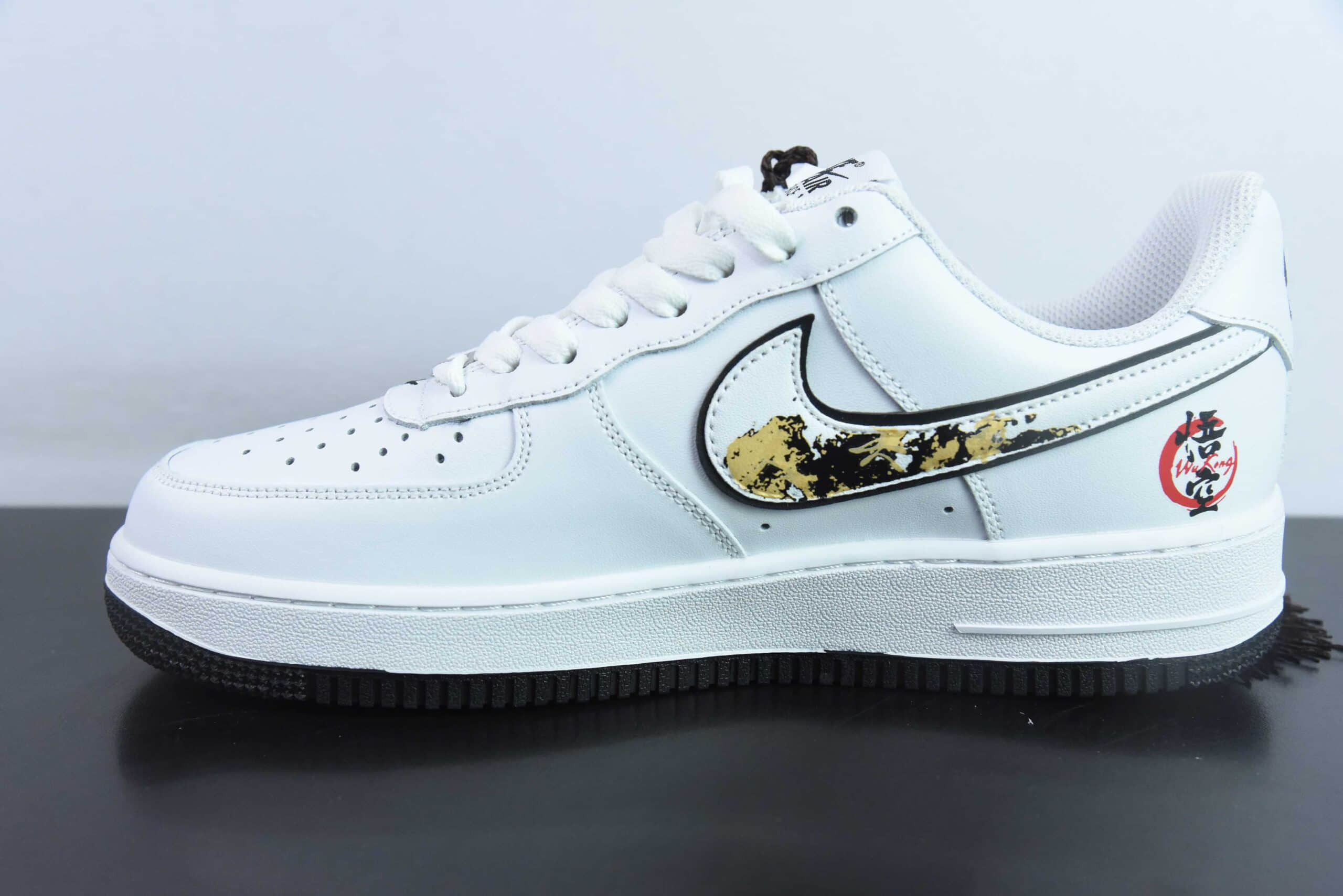 耐克Nike Air Force 1'07 Low Wu Kong 黑神话悟空“我若成佛” 空军一号低帮休闲板鞋纯原版本 货号：DV0788-301