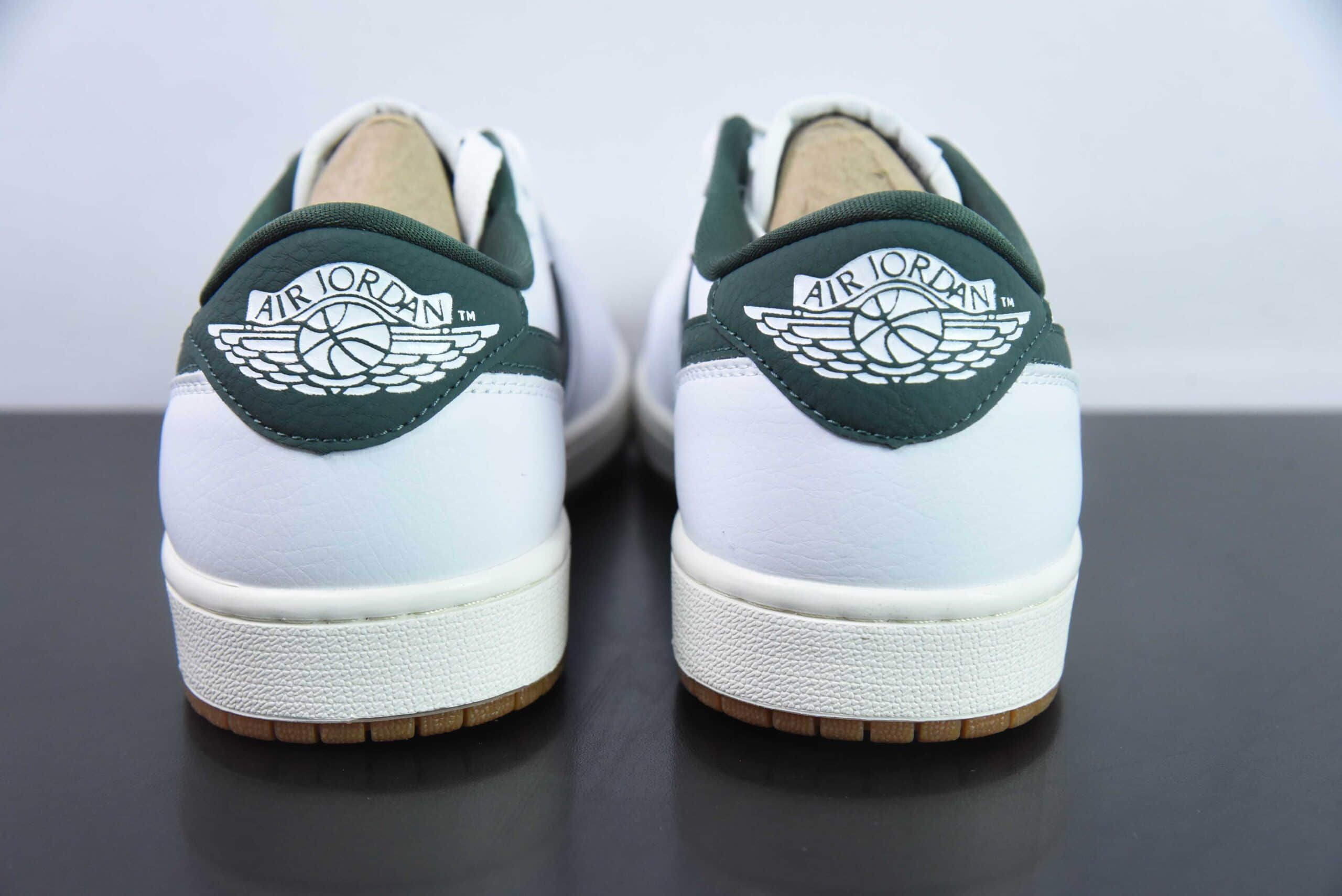 乔丹Air Jordan 1 Low 白绿AJ1乔1低帮休闲板鞋纯原版本 货号：CZ0775-133