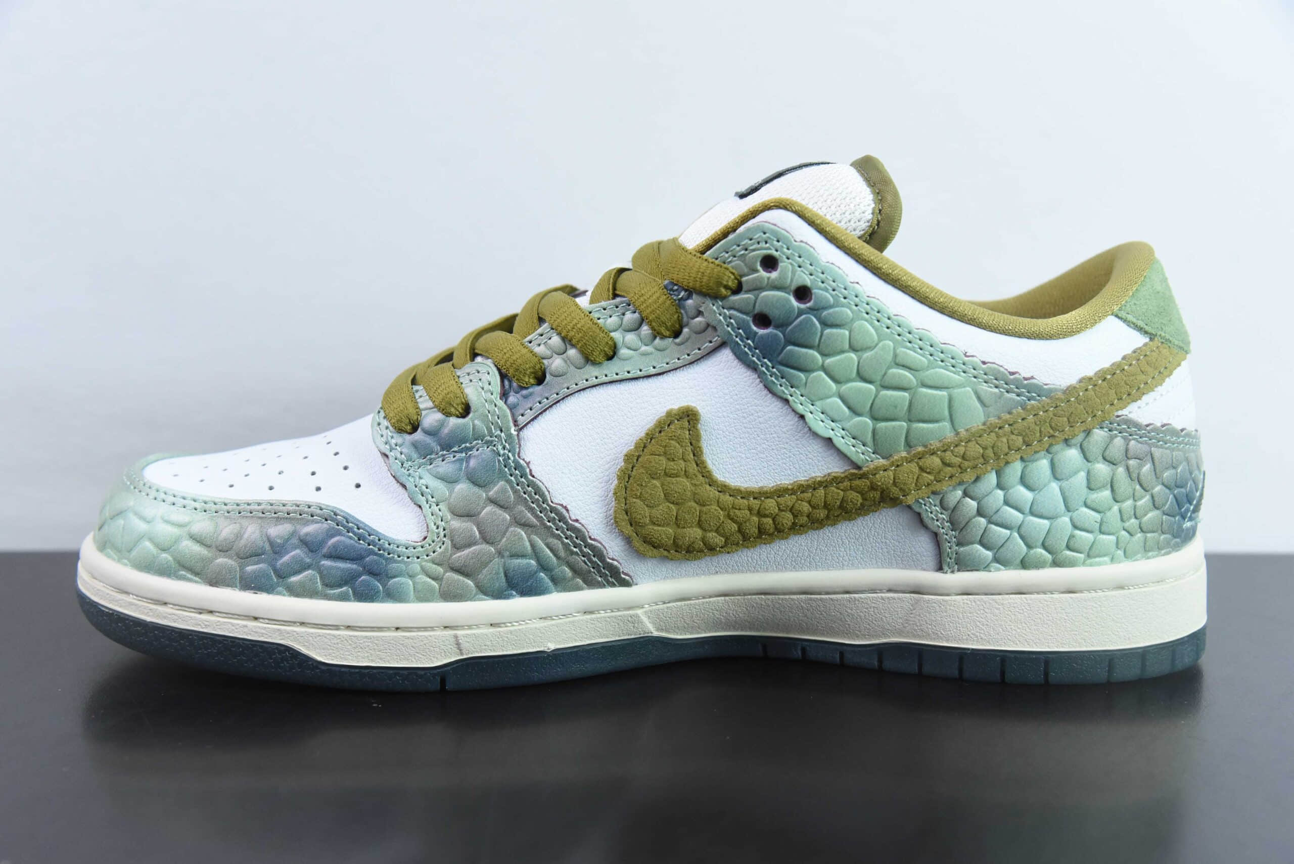 耐克Nike Alexis Sablone x NK SB Dunk Low AS联名款变色蜥蜴龙SB低帮休闲板鞋纯原版本 货号：HJ3386-300 