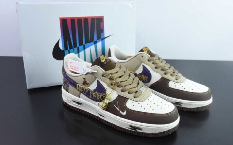 耐克Nike Air Force 1'07 Low Harry Potter 哈利波特漫画系列空军一号低帮休闲板鞋纯原版本 货号：LJ2288-111