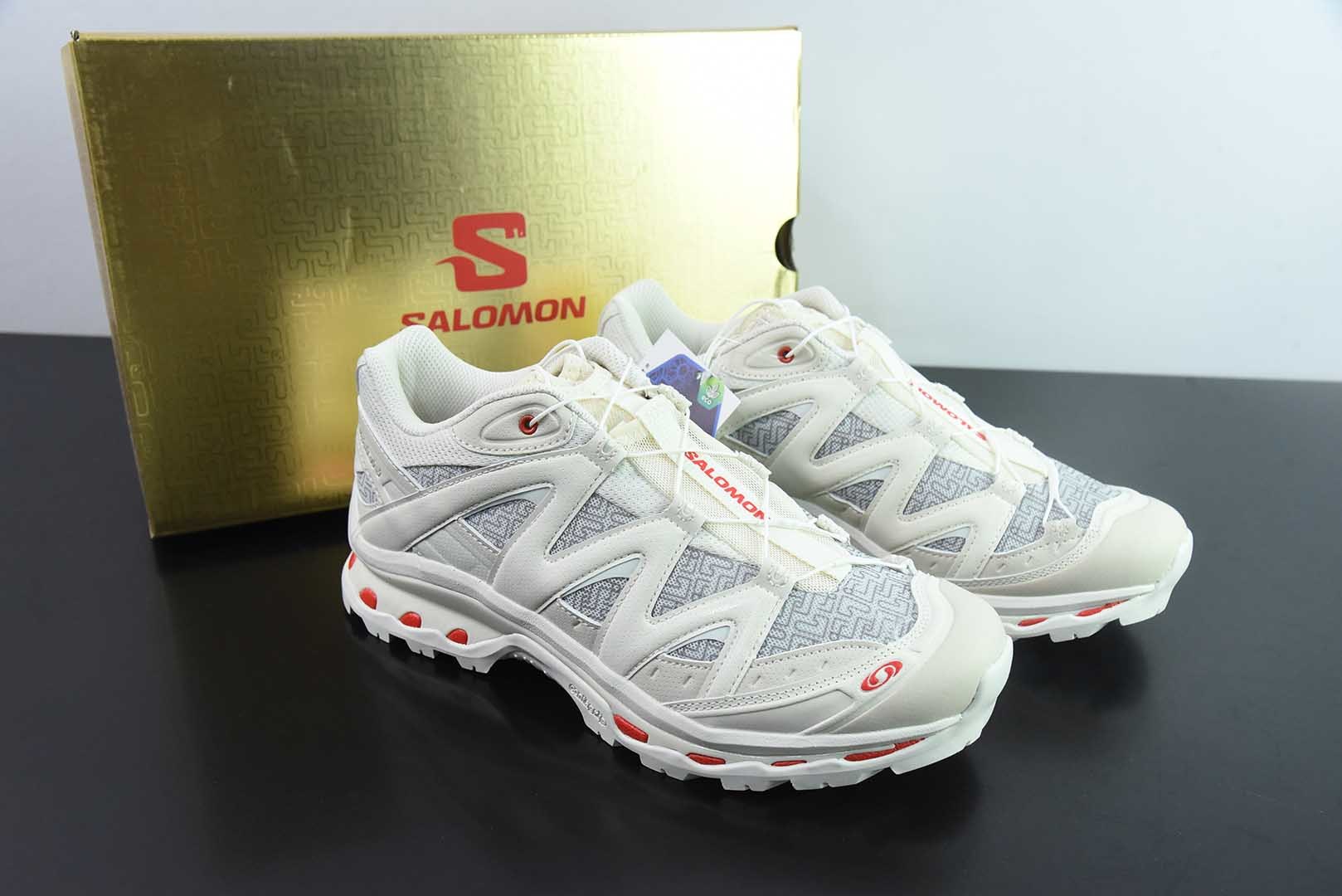 萨洛蒙 SALOMON PANHUI XT-Quest乙巳CNY蟠虺系列蛇年限定白灰红白敬亭同款户外越野机能鞋纯原版本 货号：478478