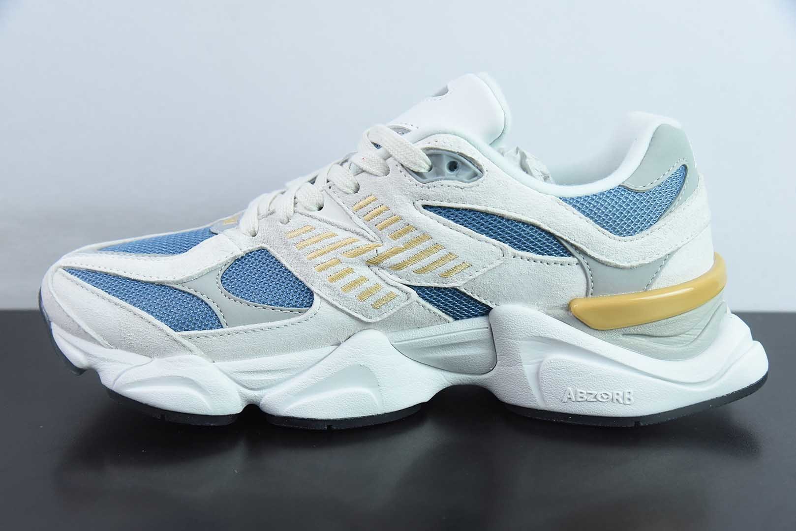 新百伦New Balance Joe Freshgoods x New Balance NB9060 Heron Blue Grey 联名款白灰苍鹭蓝复古休闲运动慢跑鞋纯原版本 货号：U9060FM