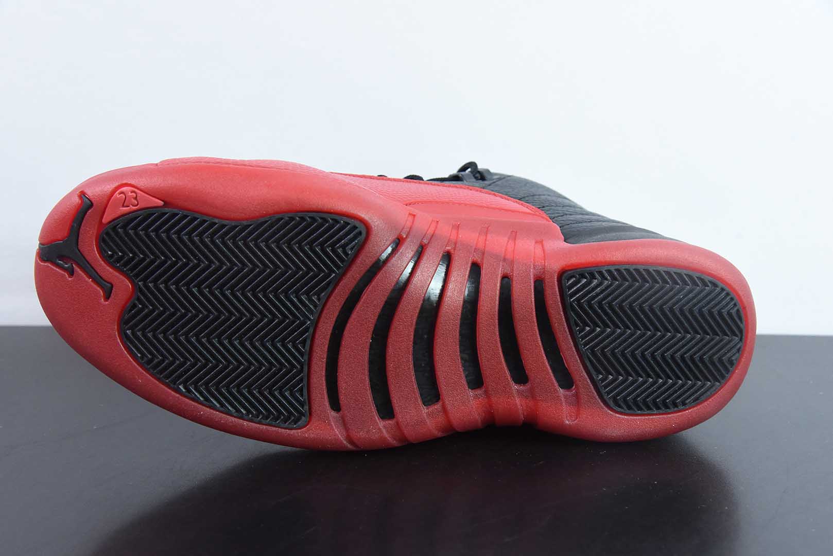 乔丹Air Jordan 12  Black Red  黑红 AJ12乔12男子文化篮球鞋纯原版本 货号：CT8013-002 