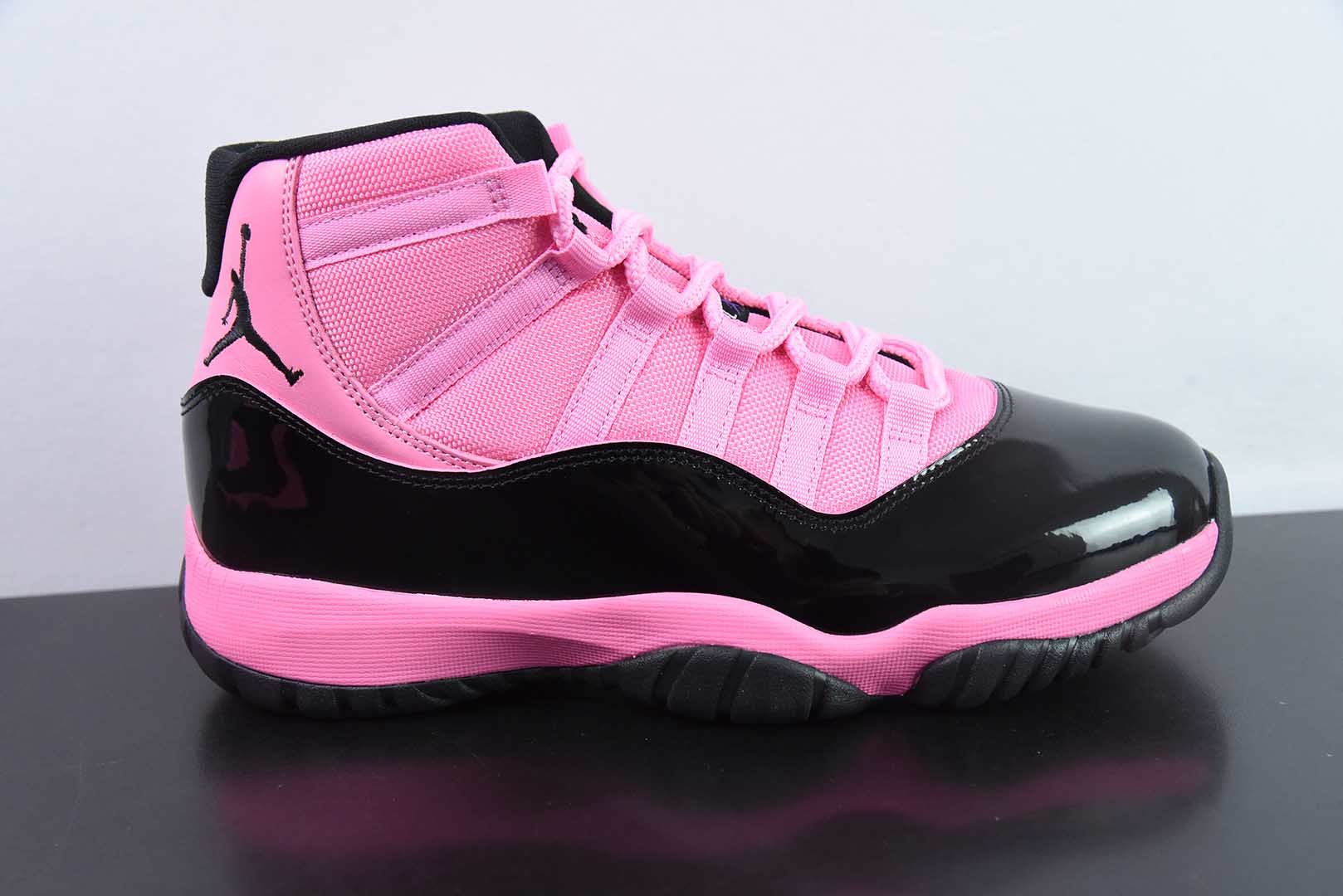 乔丹Air Jordan 11 Retro 黑粉漆皮高帮实战篮球鞋纯原版本 货号：CT8012-500