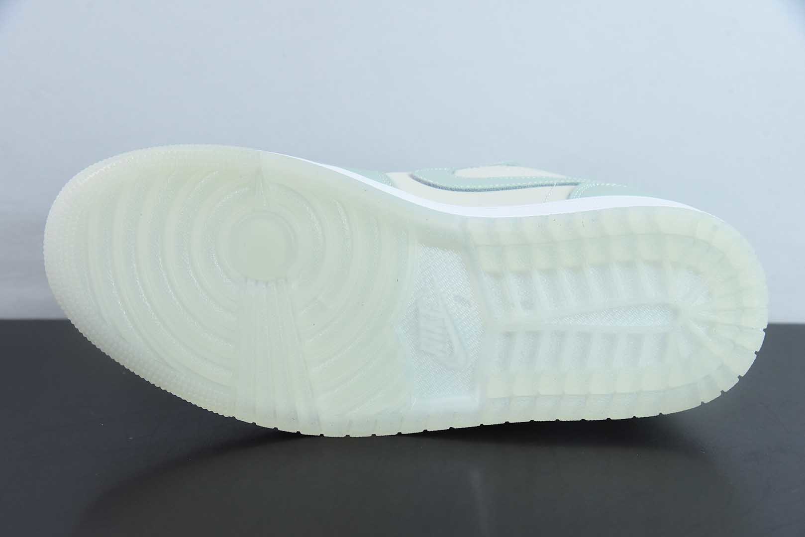 乔丹Air Jordan 1 Low AJ1乔1琥珀绿低帮文化休闲板鞋纯原版本 货号：HF4078-100 