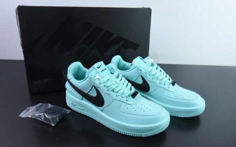 耐克Nike Ambush x Nk Air Force 1'07 Low 联名款湖水蓝空军一号低帮休闲板鞋纯原版本 货号：DV3464-500