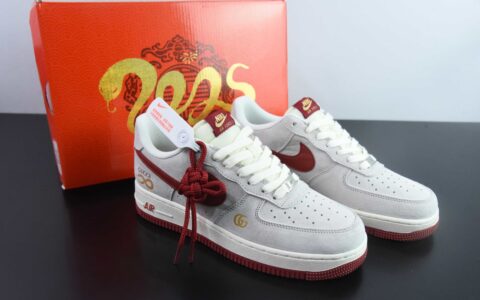 耐克NIke Air Force 1 '07 Low “古驰联名蛇年限定猪八红蛇”空军一号低帮休闲板鞋纯原版本 货号：XZ6188-020
