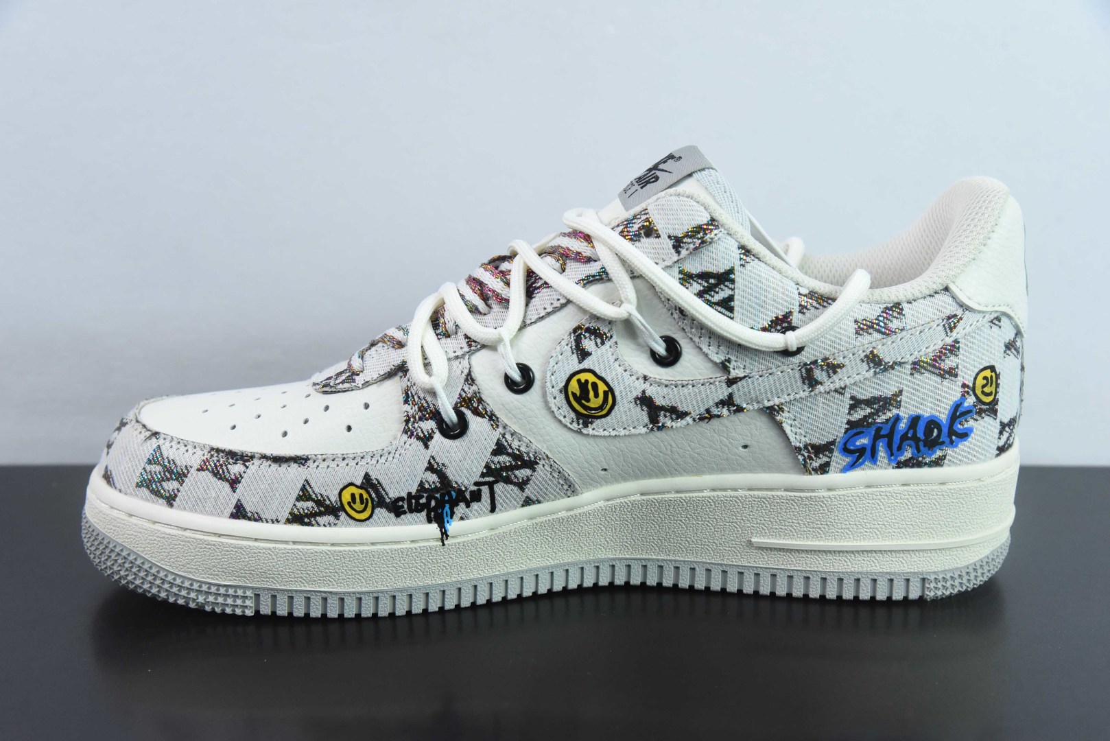 耐克Nike Air Force 1'07 Low Hip Hop 嘻哈MLB空军一号低帮休闲运动绑带板鞋纯原版本 货号：BD0077-333