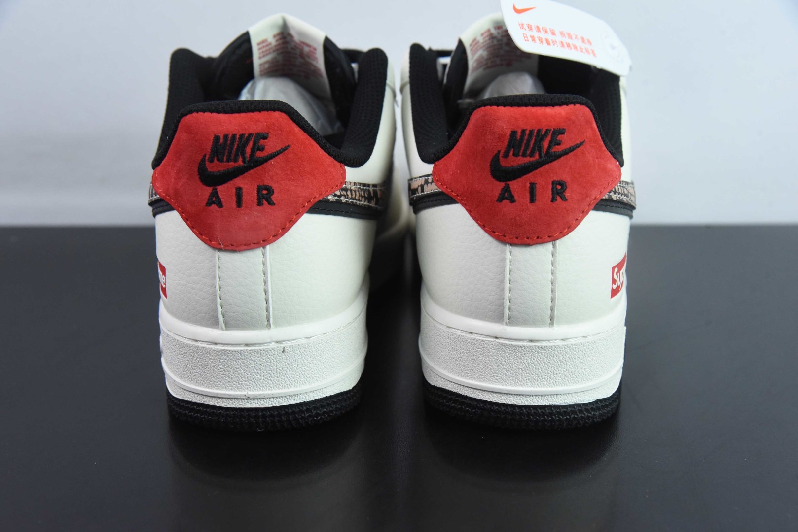 耐克NIke Air Force 1 '07 Low “Supreme联名蛇年限定蟒蛇纹双勾”空军一号低帮休闲板鞋纯原版本 货号：DM6688-026