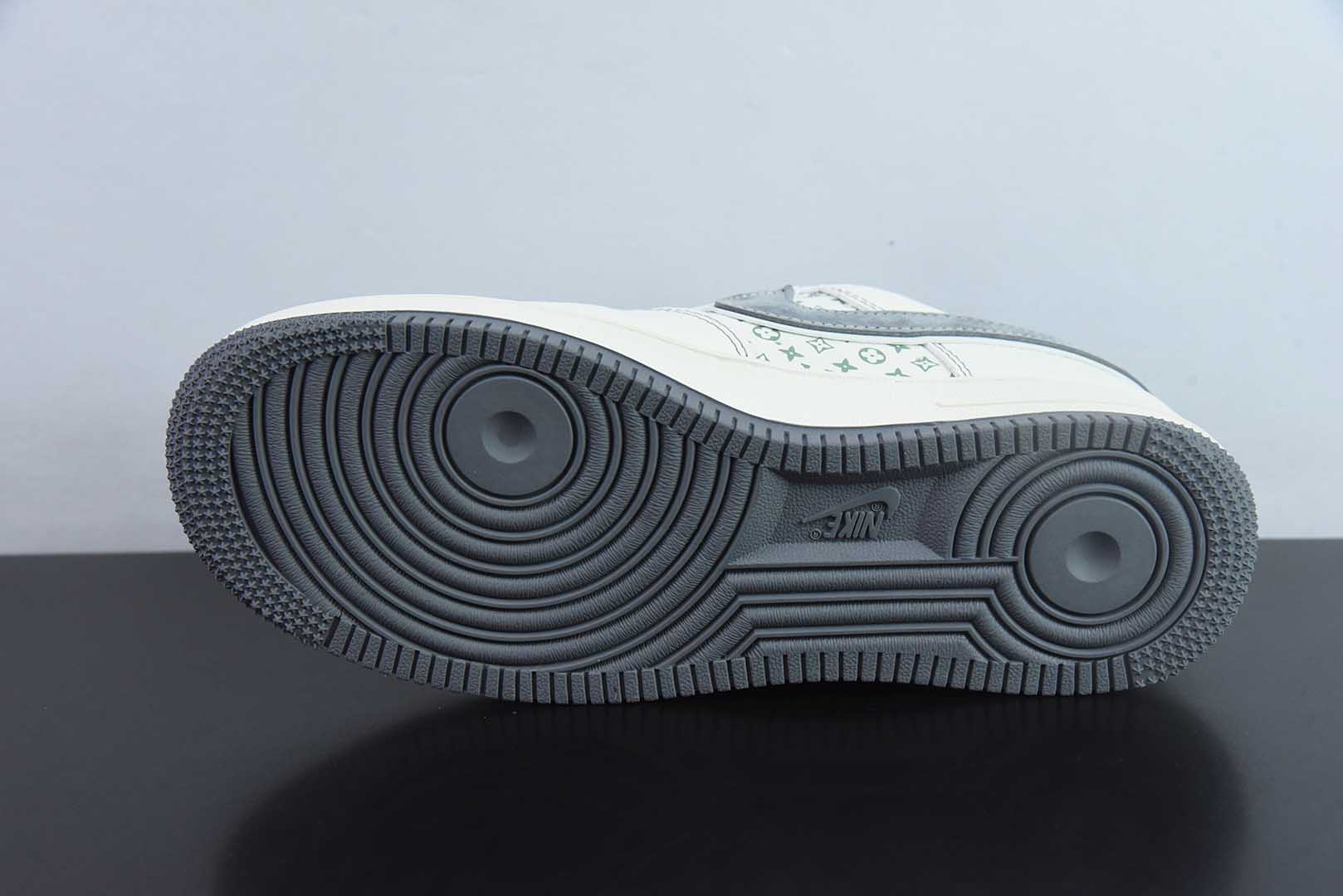 耐克Nike Air Force 1'07 Low LV联名米灰小双勾空军一号低帮休闲板鞋纯原版本 货号：YX5066 - 350