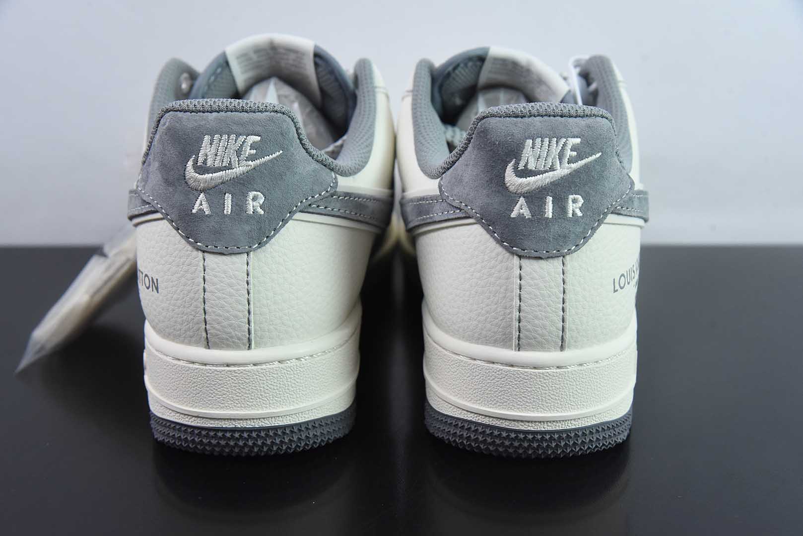 耐克Nike Air Force 1'07 Low LV联名米灰小双勾空军一号低帮休闲板鞋纯原版本 货号：YX5066 - 350