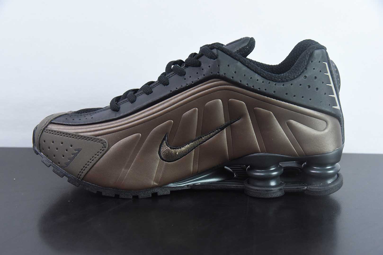 耐克Nike Shox R4子弹文斯卡特高科技专利气柱弹簧跑步鞋纯原版本 货号：AR3565 - 007