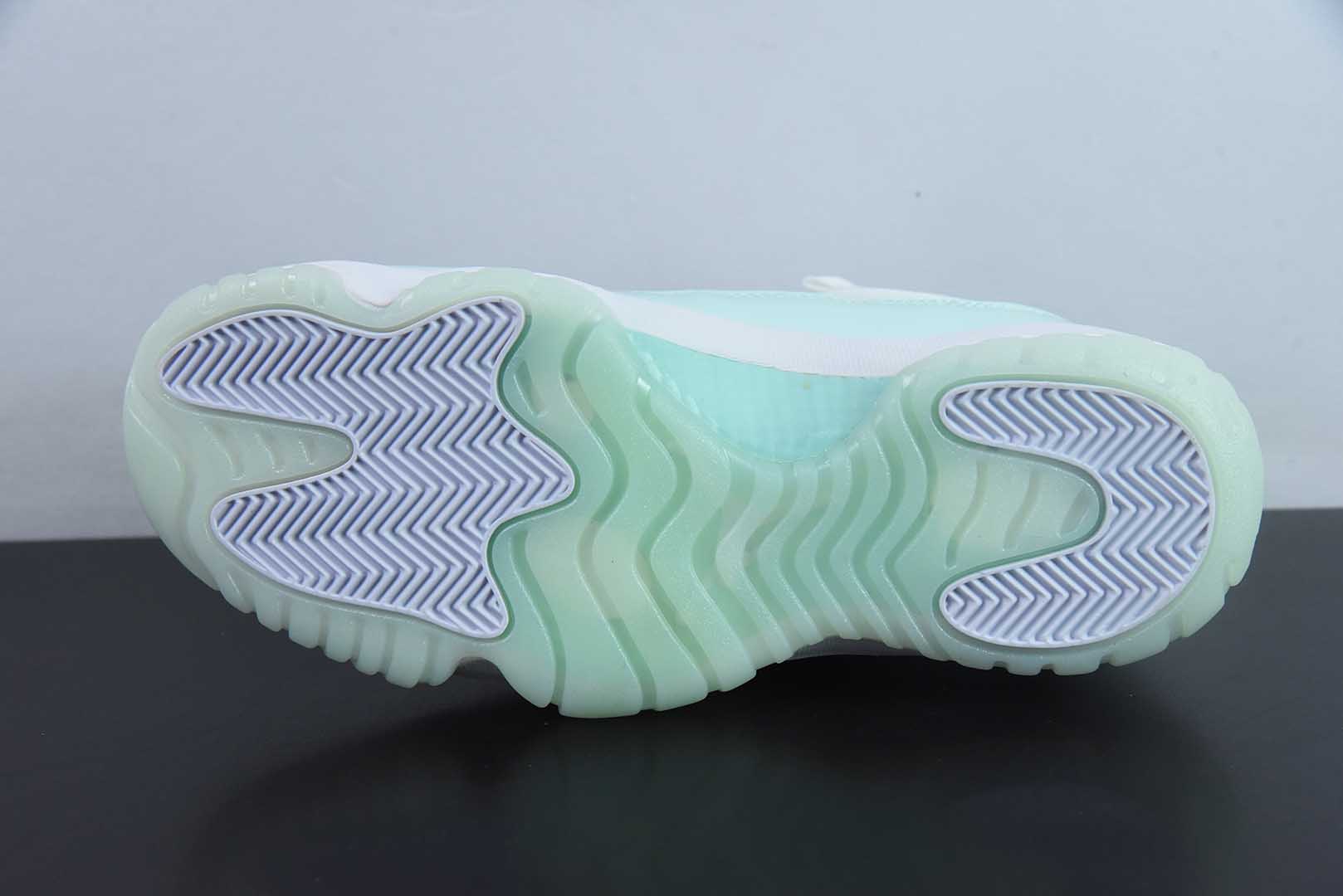 乔丹Air Jordan 11 Low AJ11乔11低帮薄荷绿男女文化低帮篮球鞋纯原版本 货号：AH7860 - 103