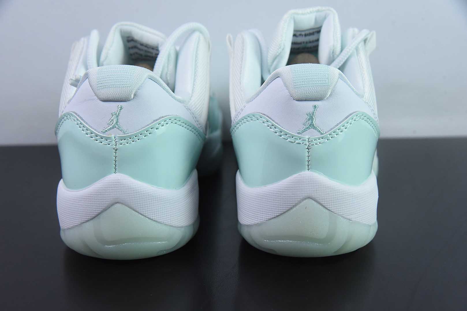 乔丹Air Jordan 11 Low AJ11乔11低帮薄荷绿男女文化低帮篮球鞋纯原版本 货号：AH7860 - 103