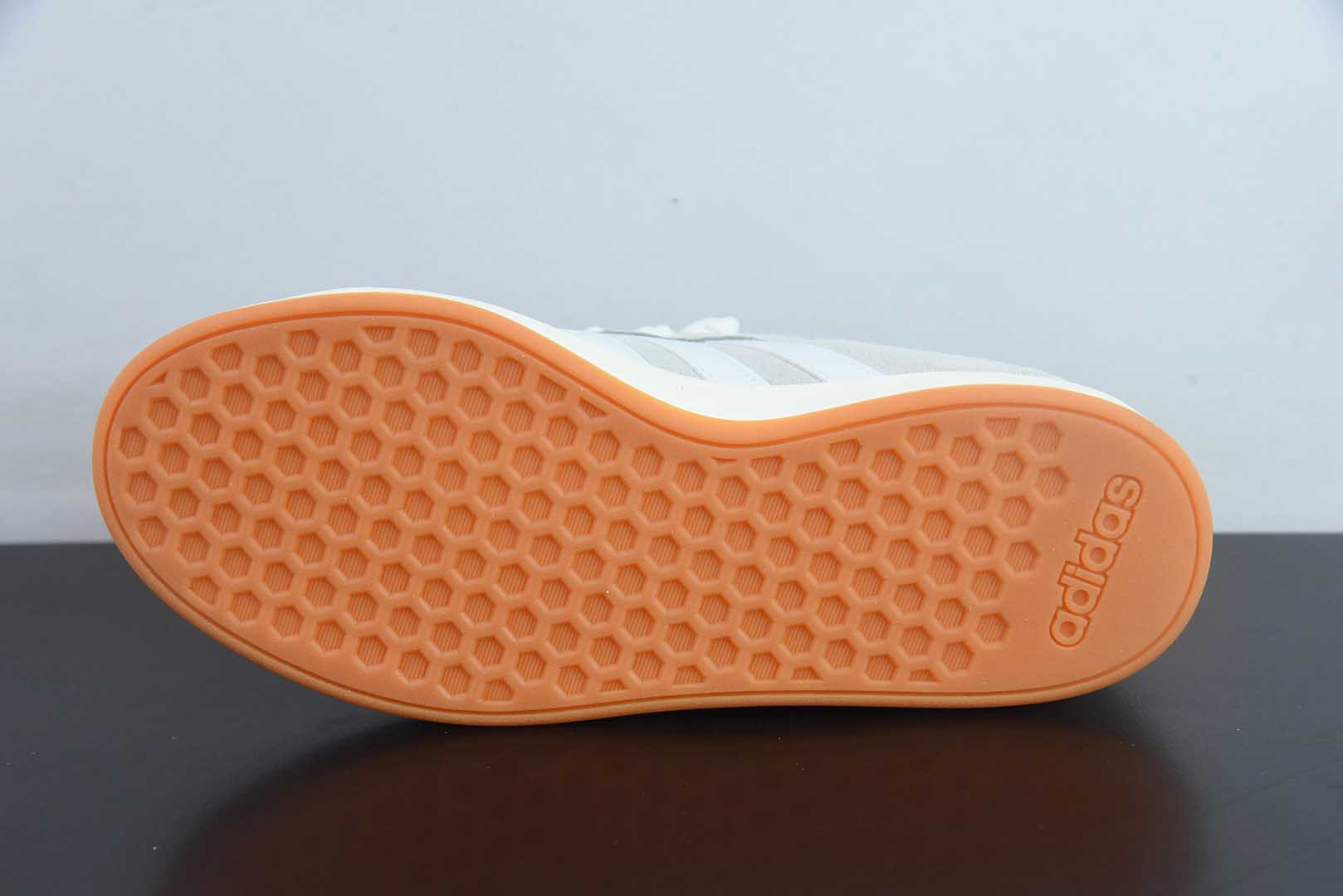 阿迪达斯Adidas GRAND COURTBEAT Base 00S 灰白休闲耐磨低帮板鞋纯原版本 货号：IH6188