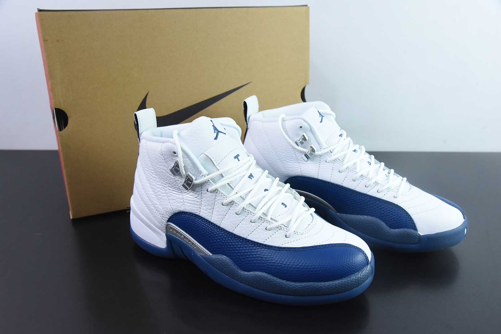 乔丹Air Jordan 12 Retro French Blue AJ12 乔12法国蓝高帮男子文化篮球鞋纯原版本 货号：CT8013 - 114