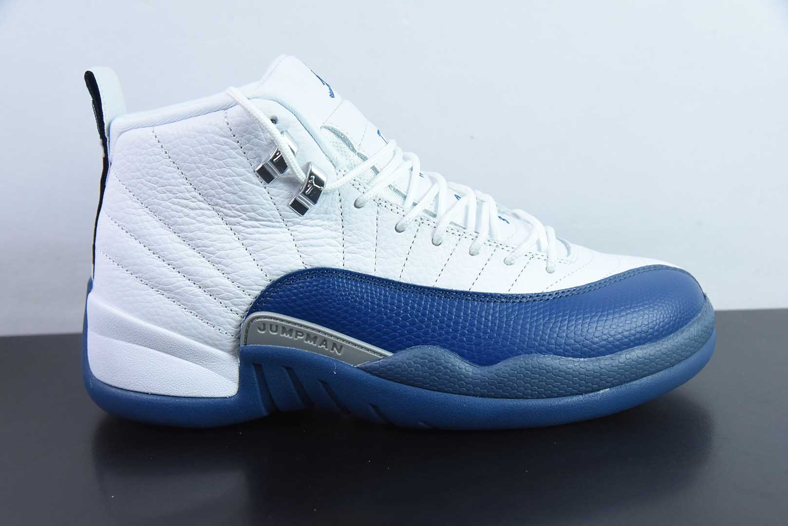 乔丹Air Jordan 12 Retro French Blue AJ12 乔12法国蓝高帮男子文化篮球鞋纯原版本 货号：CT8013 - 114
