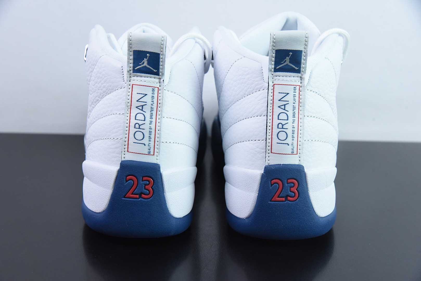 乔丹Air Jordan 12 Retro French Blue AJ12 乔12法国蓝高帮男子文化篮球鞋纯原版本 货号：CT8013 - 114