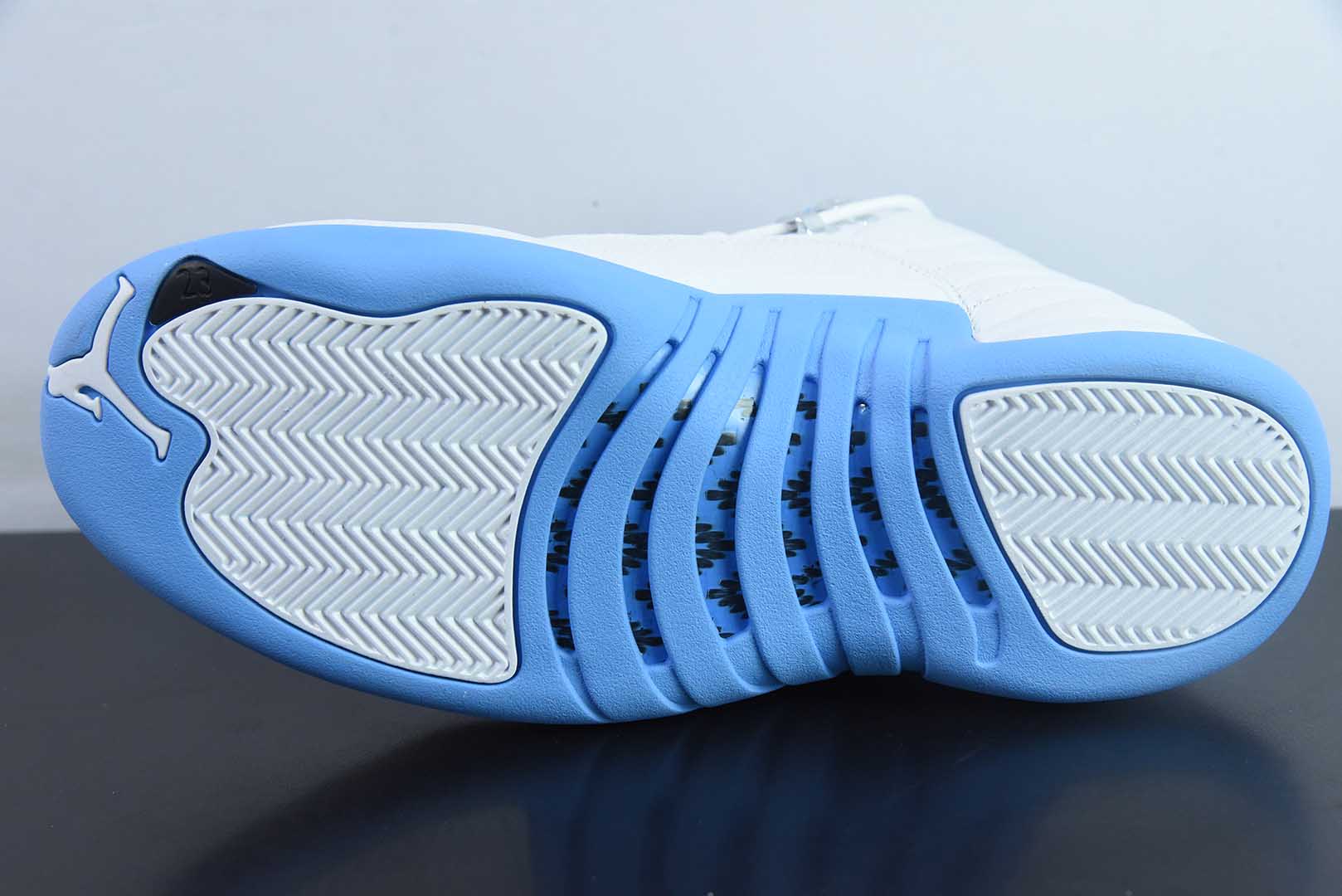 乔丹Air Jordan 12  Melo  AJ12乔12白蓝高帮男子文化篮球鞋纯原版本 货号：CT8013 - 112
