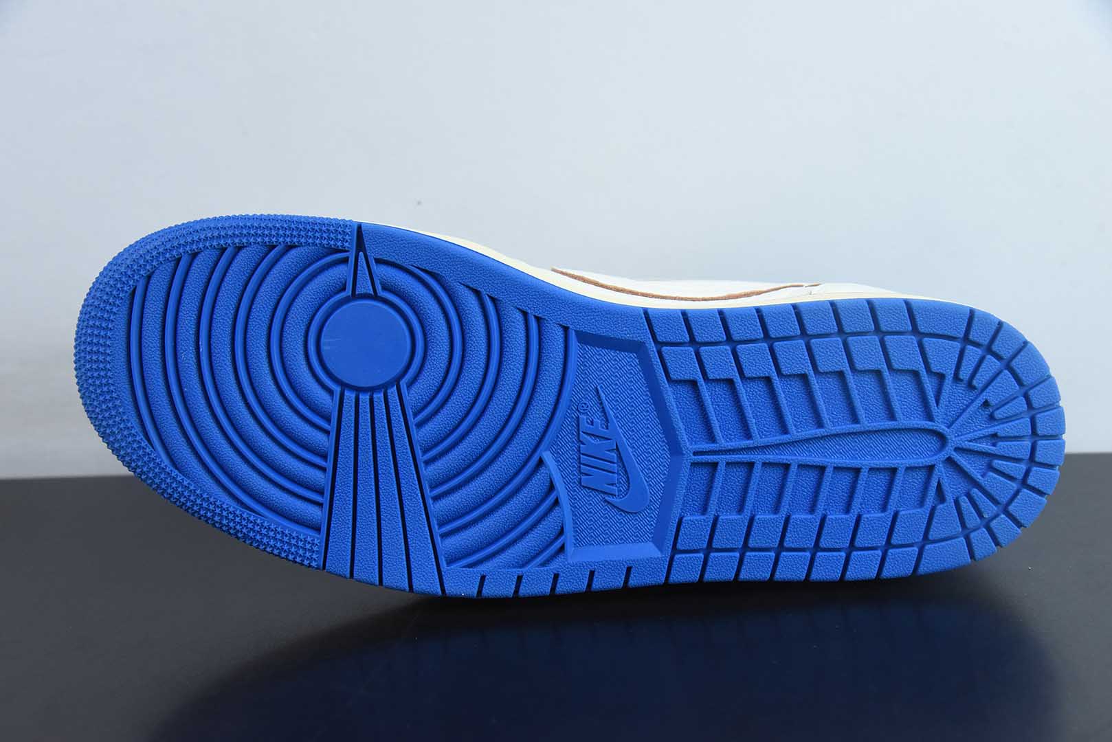乔丹Travis Scott x Air Jordan AJ1 Low OG SP TS联名白蓝闪电倒钩2.0低帮复古文化篮球鞋纯原版本 货号：DM7866-104