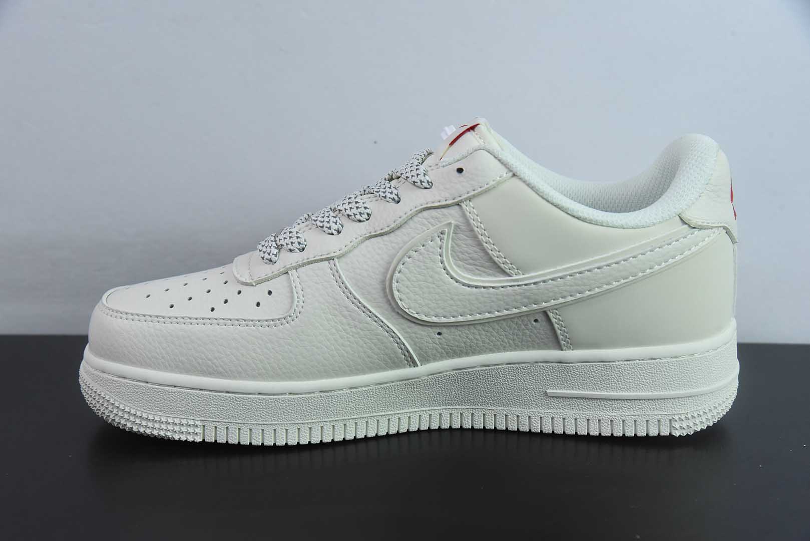 耐克Nike Force 1 '07 Low “Supreme联名百搭米色”空军一号低帮休闲板鞋纯原版本 货号：CS5288-011