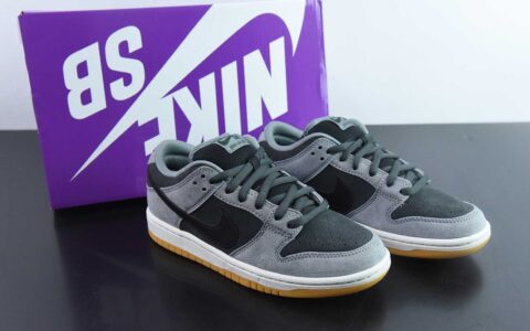 耐克Nike Dunk SB Low“DARK SMOKE GREY”灰黑色SB低帮休闲滑板鞋纯原版本 货号：HF3063-001