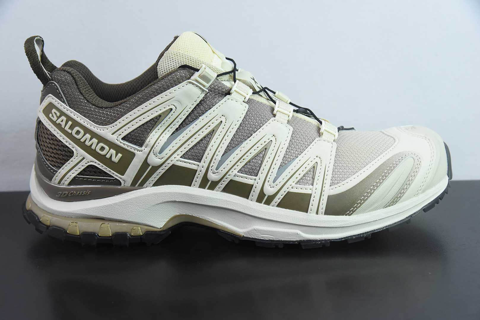 萨洛蒙 Salomon XA PRO 3D SUEDE探索者系列石灰配色潮流越野机能户外休闲运动跑步鞋纯原版本 货号：478848-26
