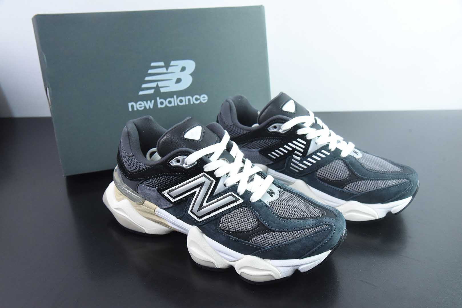 新百伦Joe Freshgoods x New Balance NB9060联名款黑灰配色复古休闲运动慢跑鞋纯原版本 货号：U9060BLC