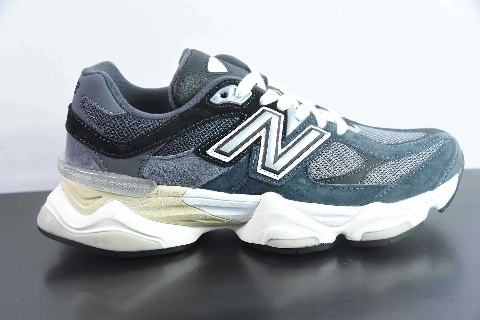 新百伦Joe Freshgoods x New Balance NB9060联名款黑灰配色复古休闲运动慢跑鞋纯原版本 货号：U9060BLC