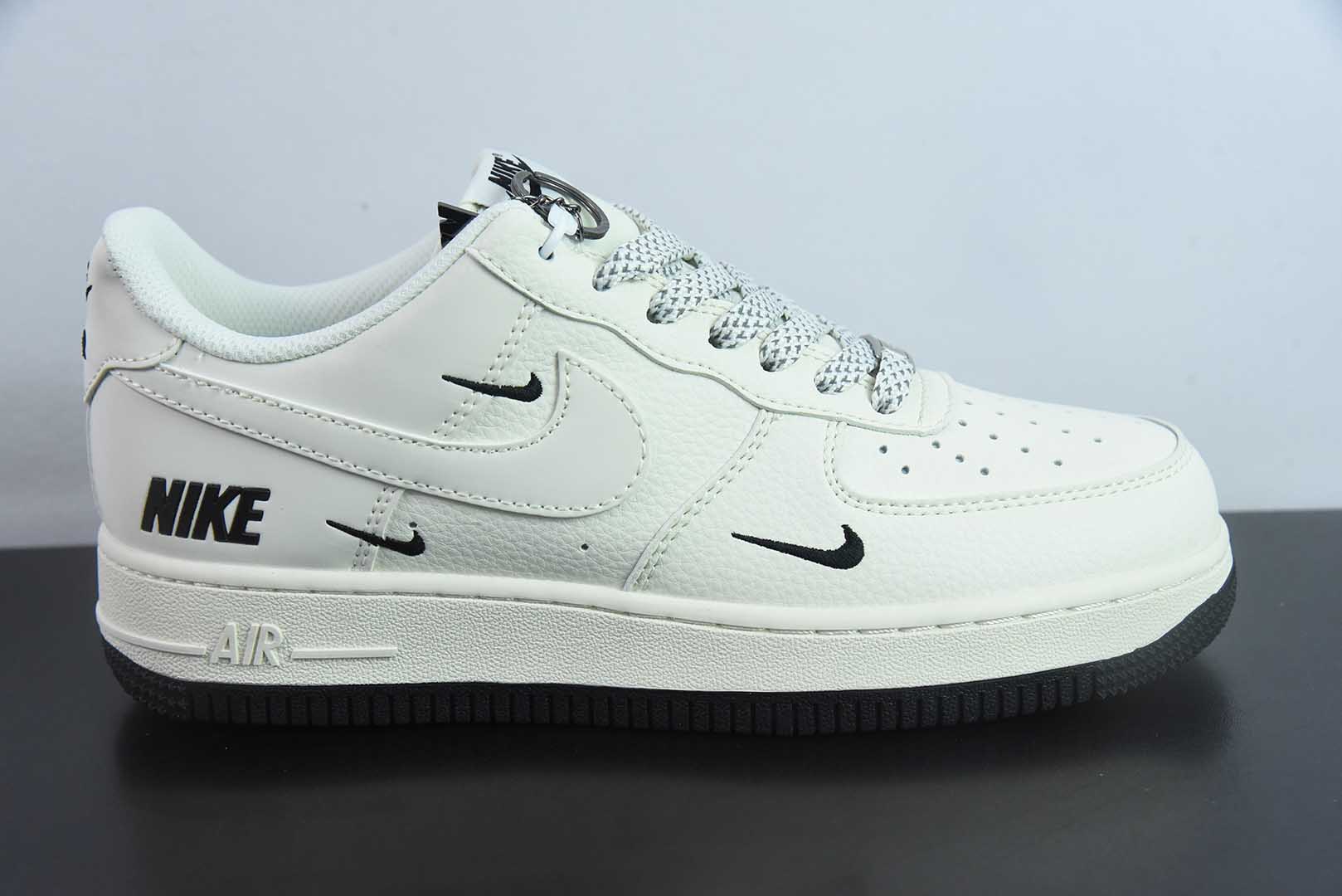 耐克Nike Air Force 1 '07 Low “NIKE联名黑小三勾”空军一号低帮运动鞋纯原版本 货号：XX3168-183