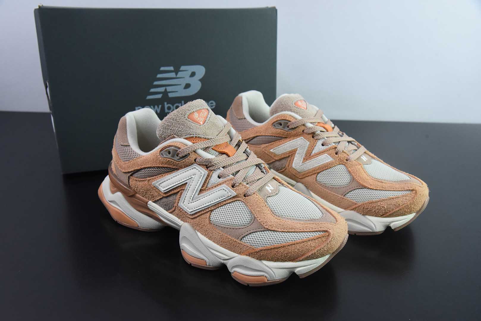 新百伦New Balance Joe Freshgoods x New Balance NB9060联名款卡其棕复古休闲运动慢跑鞋纯原版本 货号：U9060WCW