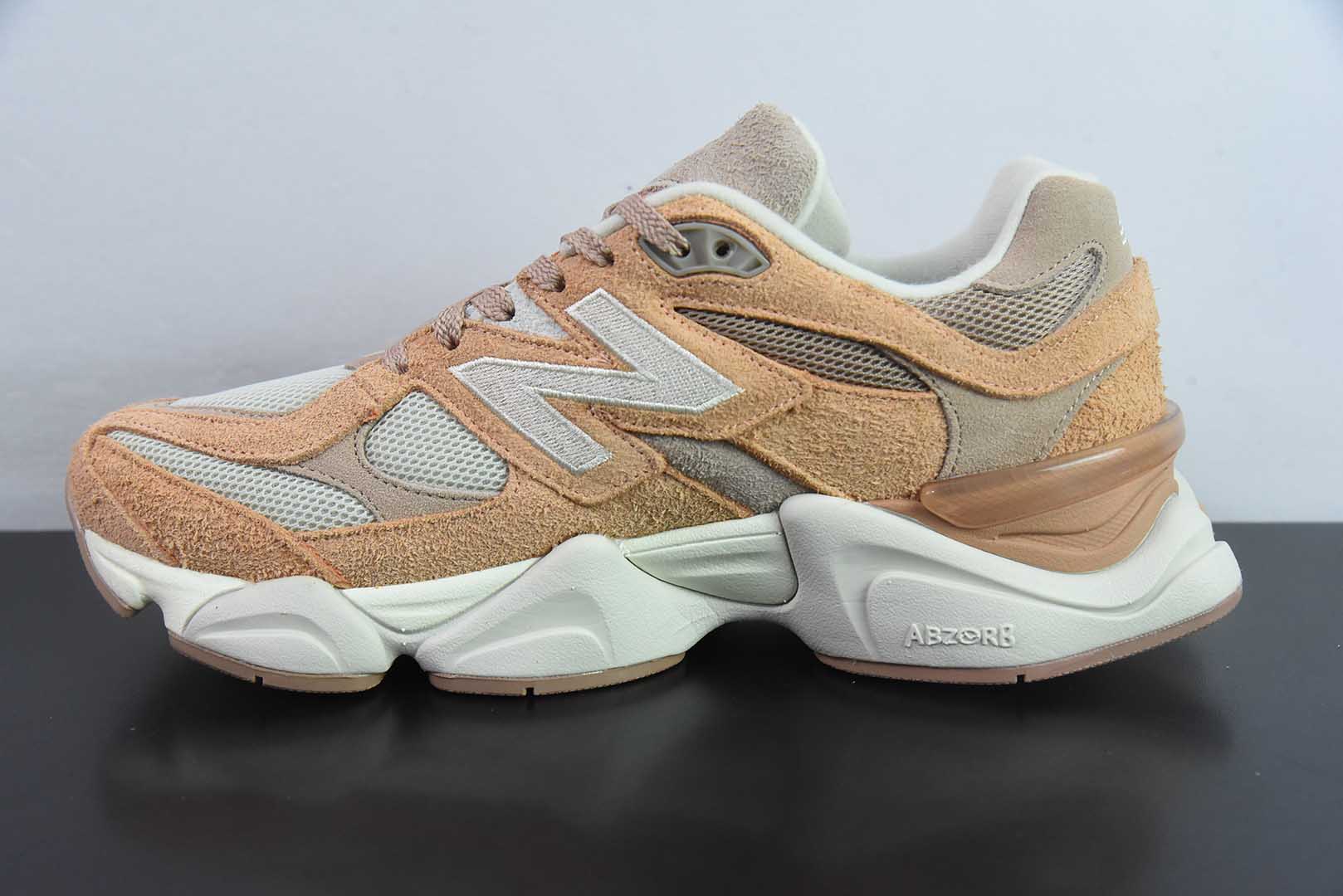 新百伦New Balance Joe Freshgoods x New Balance NB9060联名款卡其棕复古休闲运动慢跑鞋纯原版本 货号：U9060WCW