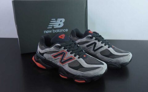 新百伦New Balance Joe Freshgoods x New Balance NB9060联名款黑灰复古休闲运动慢跑鞋纯原版本 货号：U9060JBO