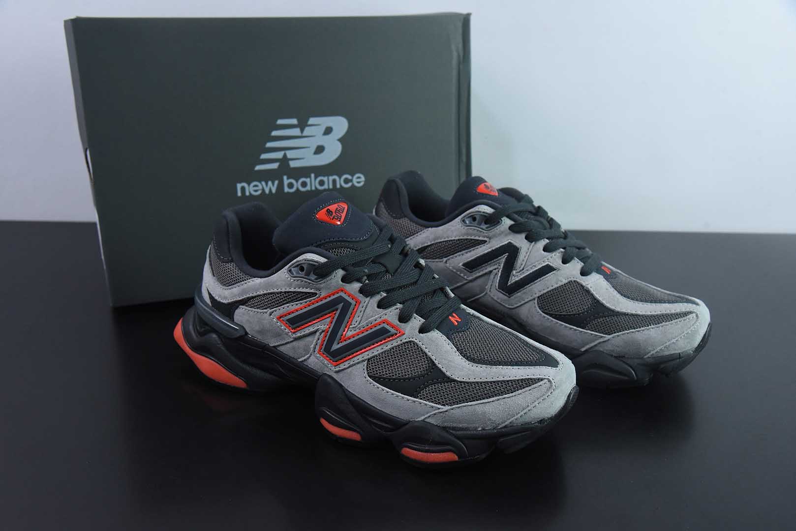 新百伦New Balance Joe Freshgoods x New Balance NB9060联名款黑灰复古休闲运动慢跑鞋纯原版本 货号：U9060JBO