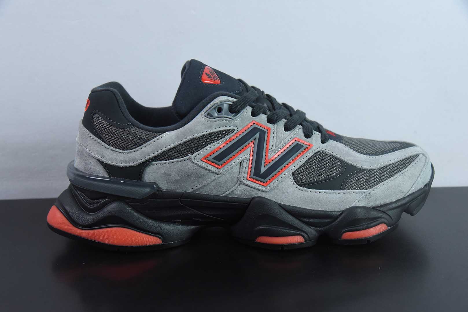 新百伦New Balance Joe Freshgoods x New Balance NB9060联名款黑灰复古休闲运动慢跑鞋纯原版本 货号：U9060JBO