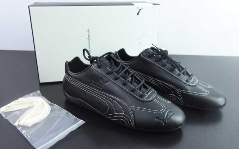 彪马Puma Ferrari x Puma Speedcet 联名彪马黑武士低帮复古运动休闲赛车跑鞋纯原版本 货号：404267-01