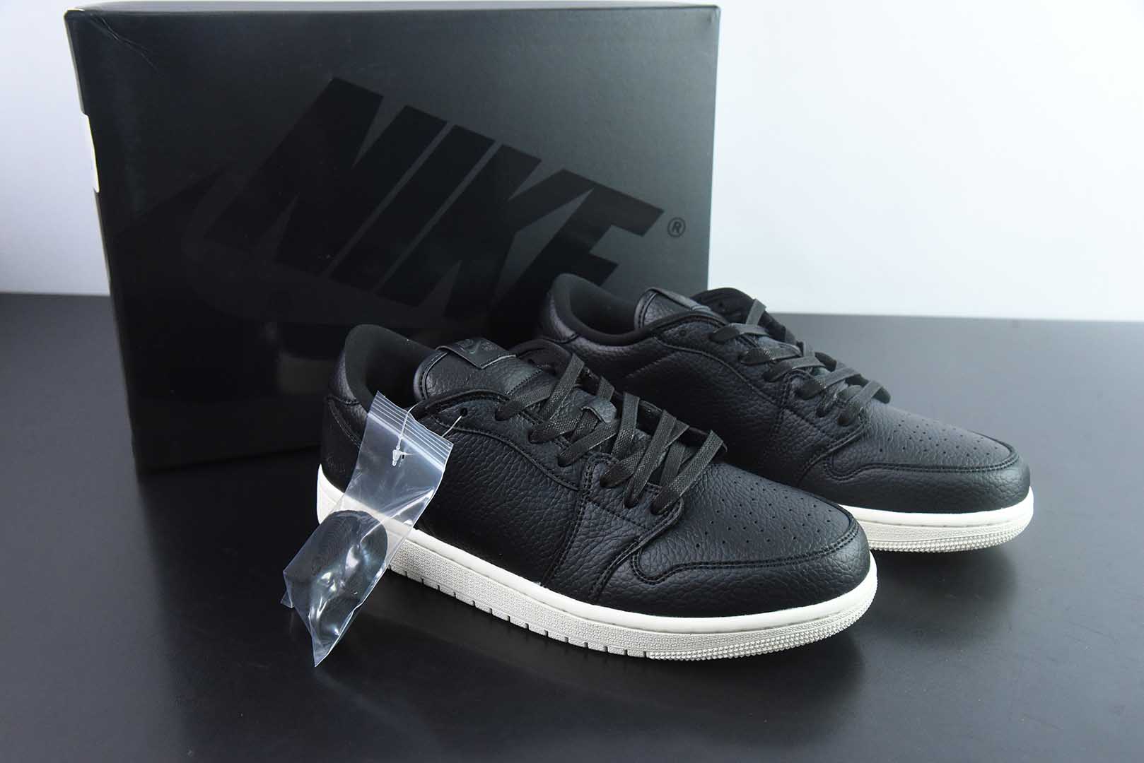 乔丹Air Jordan AJ1 Low AJ1乔1黑白低帮复古文化篮球鞋纯原版本 货号：848775-005